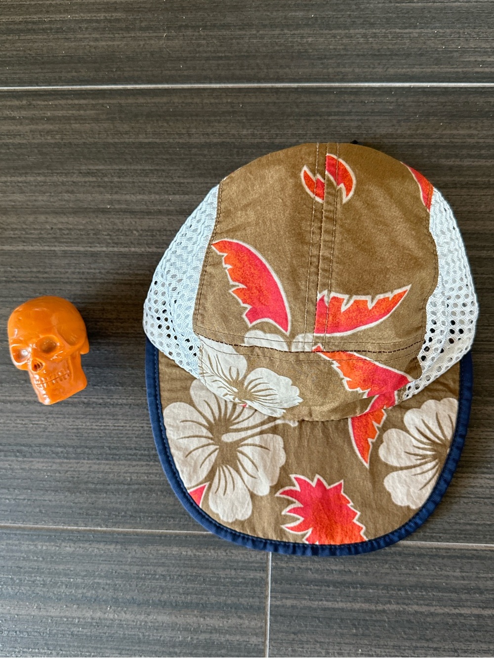 90s Patagonia mesh flower five panel hat - Picture 2 of 4